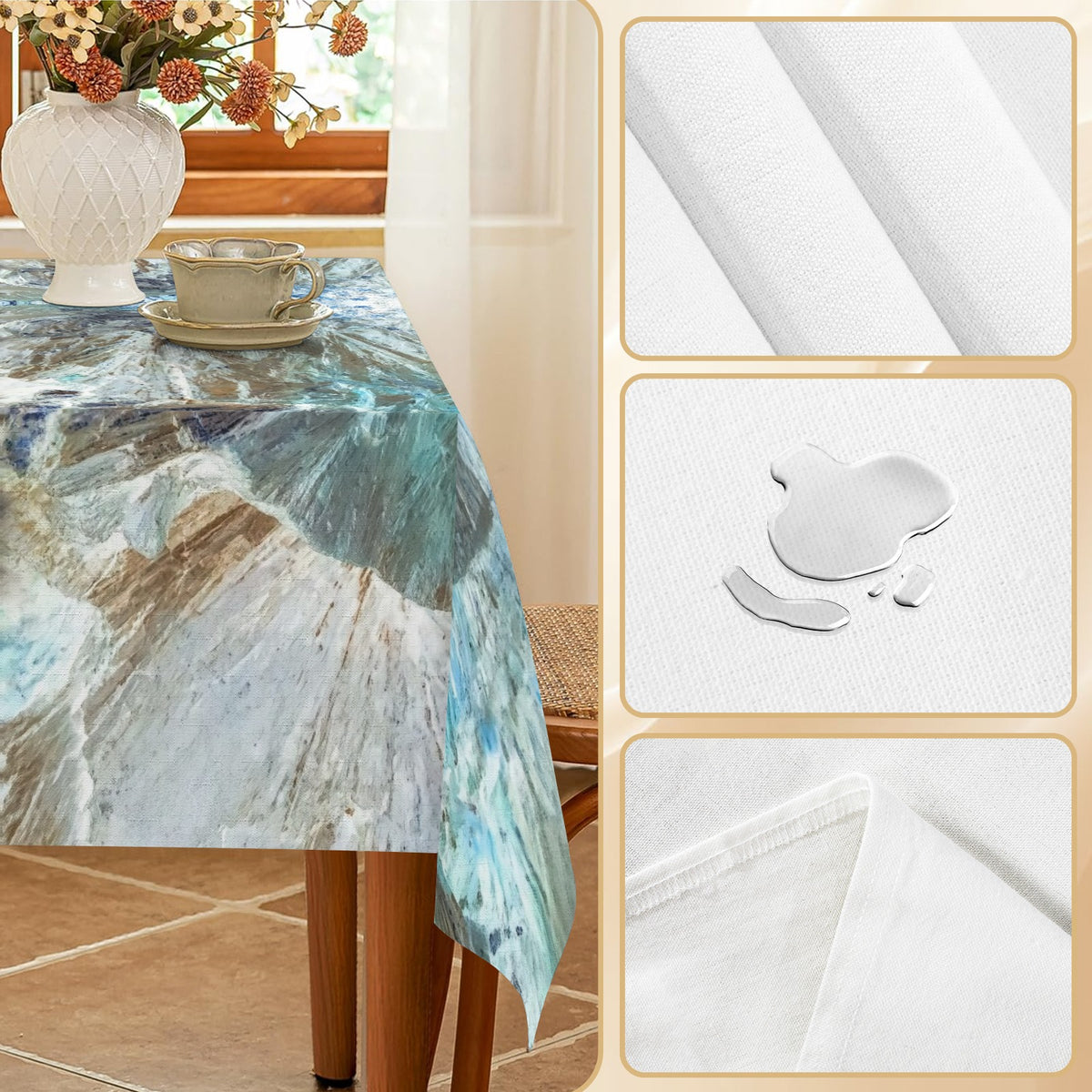 Tablecloth: Goethite — South Africa — Inverted Color