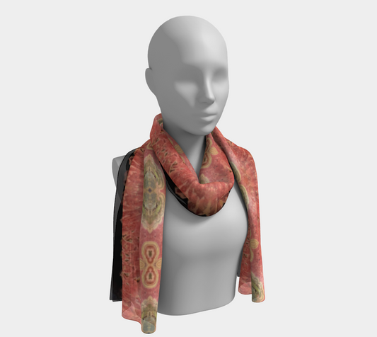 Long Scarf: Rhodocrosite, Argentina,