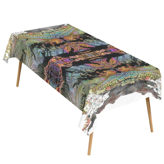 Tablecloth, 102x60, Original Color, Turgite, Iridescent Hematite,, Graves Mountain, Georgia, USA, EX Robert Plant