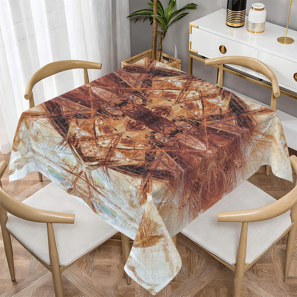 Tablecloth: Quartz, Rutile Included (Rutilated) — Alexander County, North Carolina, USA — EX Jaffe's Minerals — Original Color