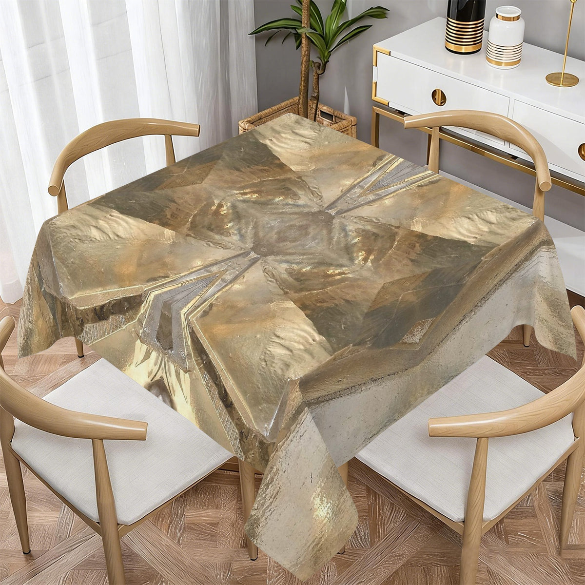 Tablecloth: Calcite — Sokolovskoe Iron Mine, Rudny, Kostanay Region, Kazakhstan — Original Color