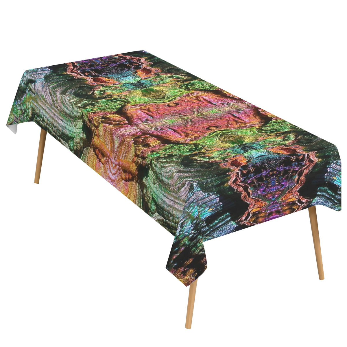 Tablecloth: Turgite, Iridescent Hematite, — Graves Mountain, Georgia, USA — EX Robert Plant — Original Color