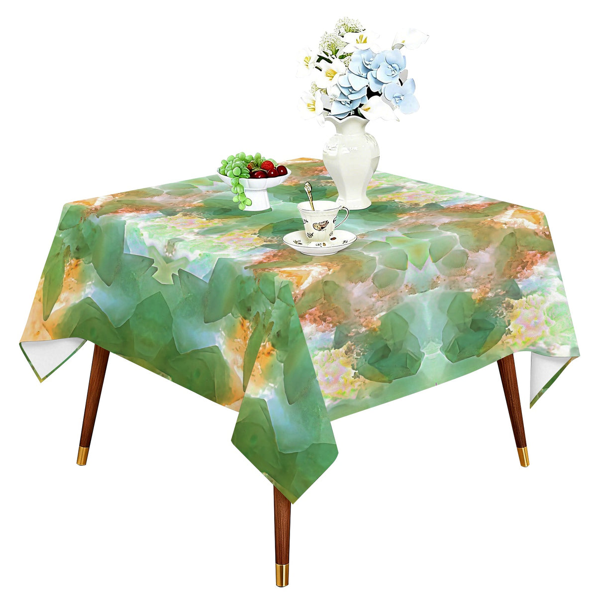 Tablecloth: Calcite — Moncure, Chatham, North Carolina, USA — Inverted Fluorescent Color