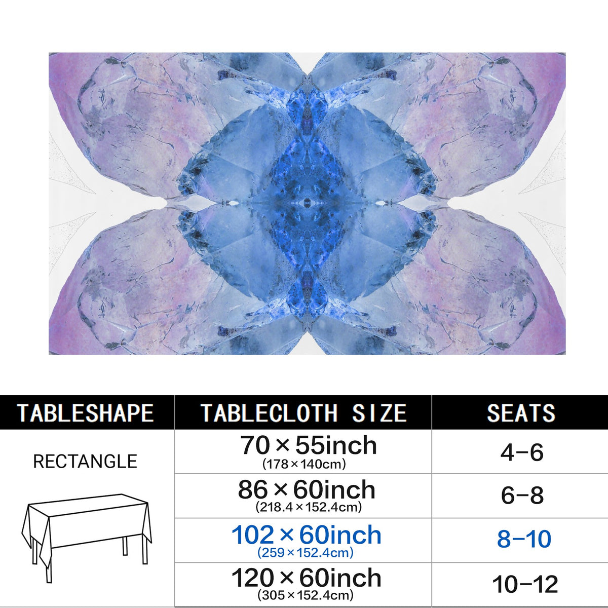 Tablecloth: Quartz, with Chlorite — Montgomery County, North Carolina, USA — Inverted Color