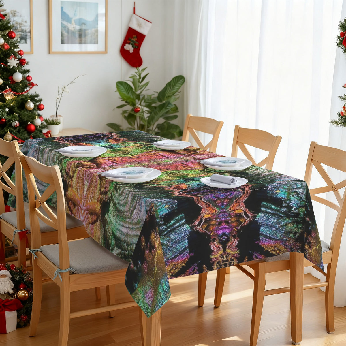 Tablecloth: Turgite, Iridescent Hematite, — Graves Mountain, Georgia, USA — EX Robert Plant — Original Color