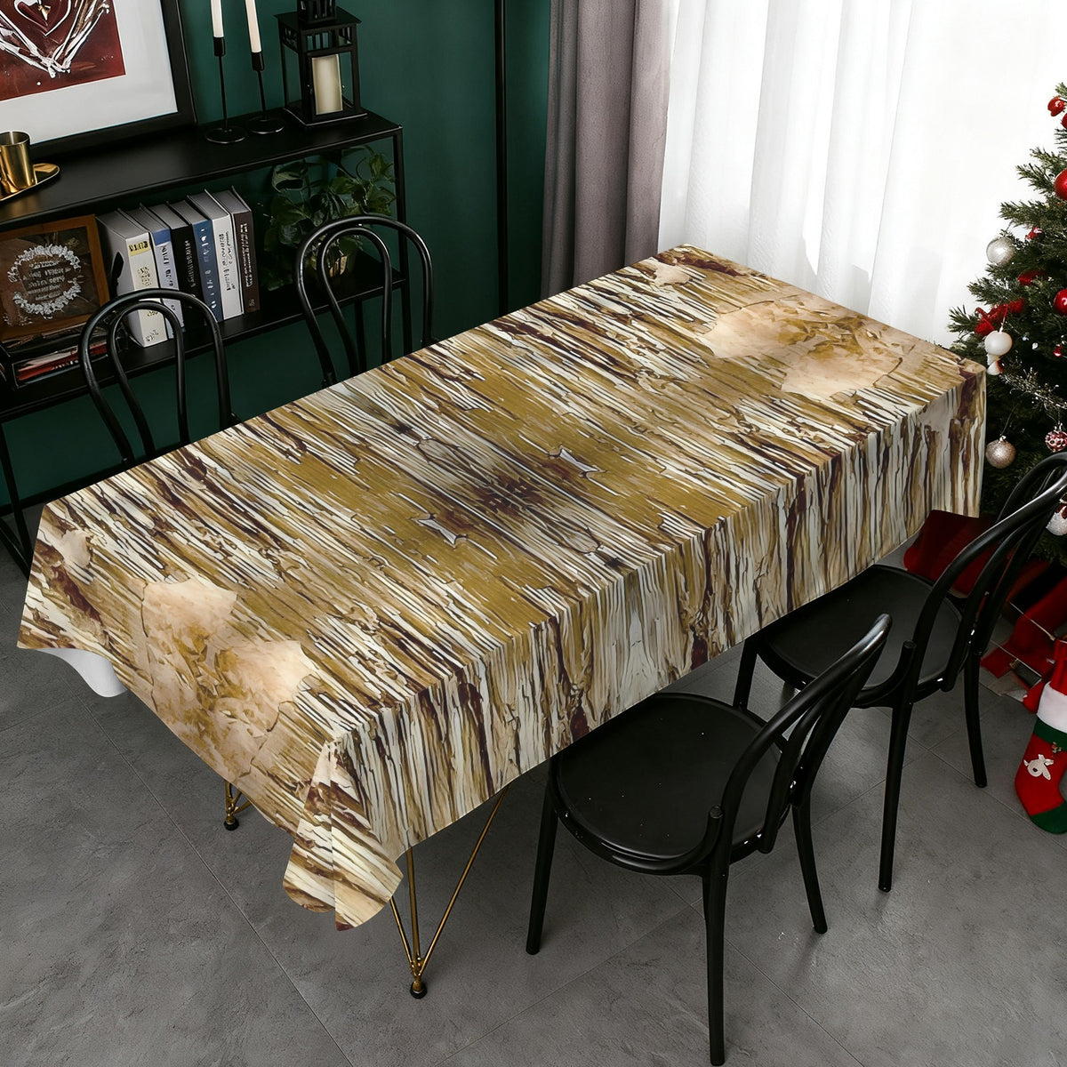 Tablecloth: Pyrite — Glendon Pyrophyllite Mine,aka , Ward Mine, Moore County, North Carolina, USA — Original Color