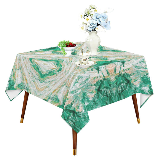 Tablecloth: Malachite, on Quartz — Blue Wing Mine, Granville County, North Carolina, USA — EX Laurie Adams — Original Color