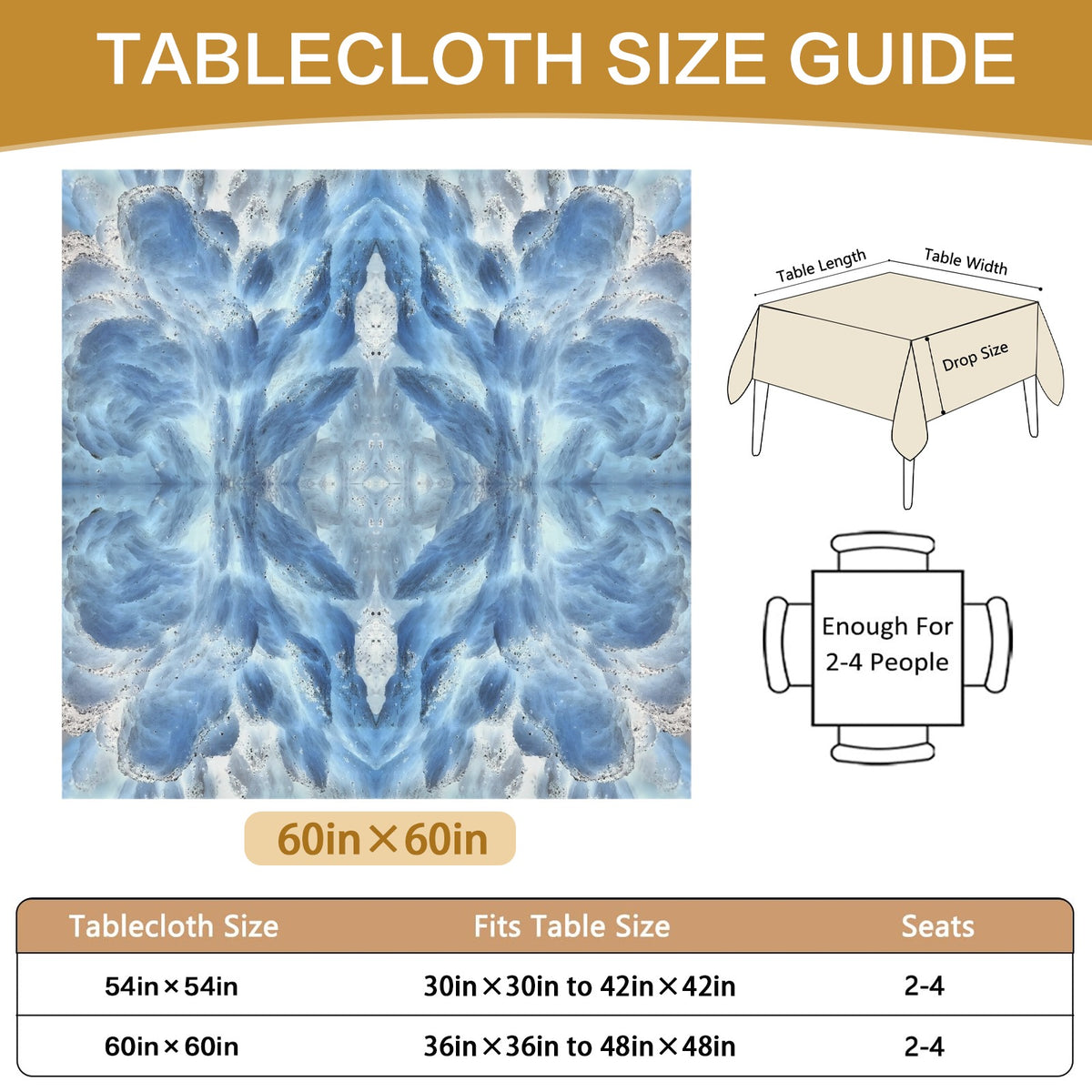 Tablecloth: Barite — Lupin Mine, Poland — Inverted Color