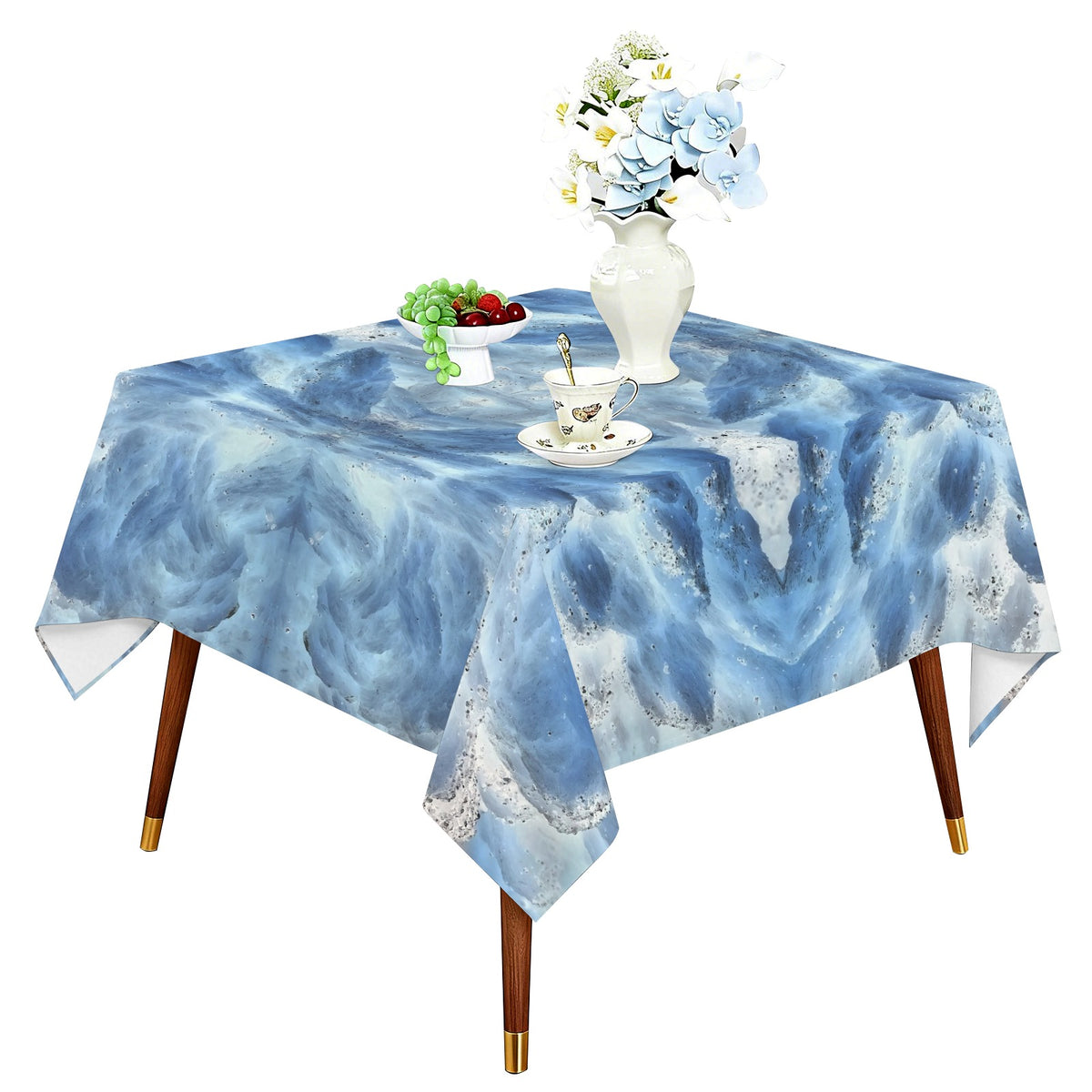 Tablecloth: Barite — Lupin Mine, Poland — Inverted Color
