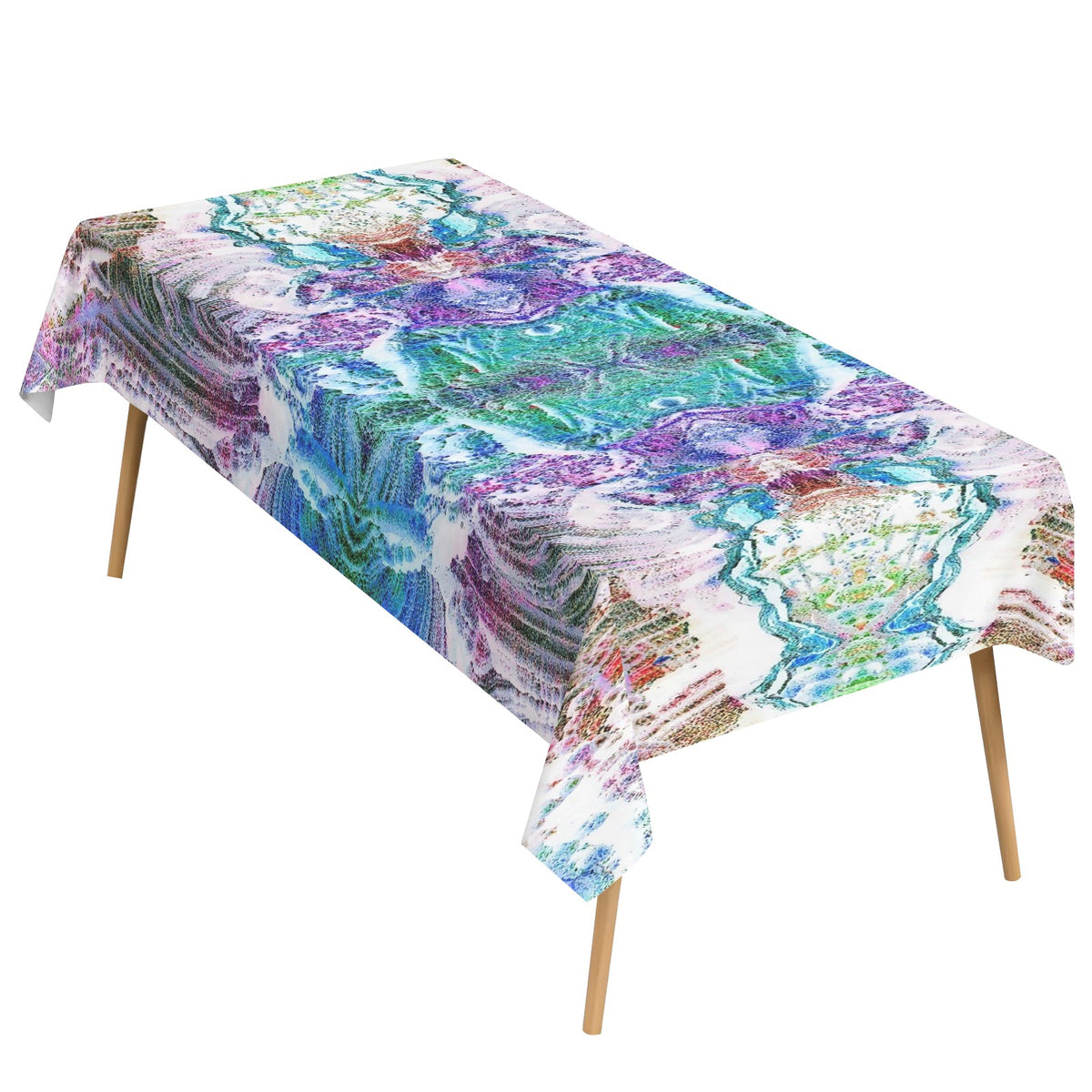 Tablecloth: Turgite, Iridescent Hematite, — Graves Mountain, Georgia, USA — EX Robert Plant — Inverted Color