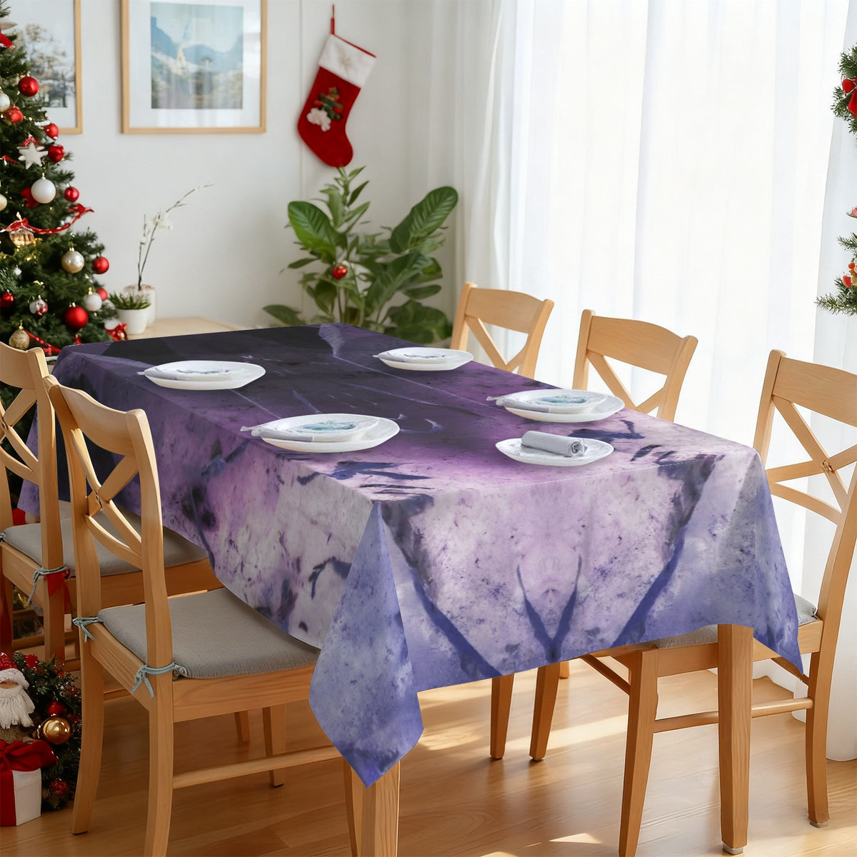 Tablecloth: Quartz, with Chlorite — Montgomery County, North Carolina, USA — Inverted Color