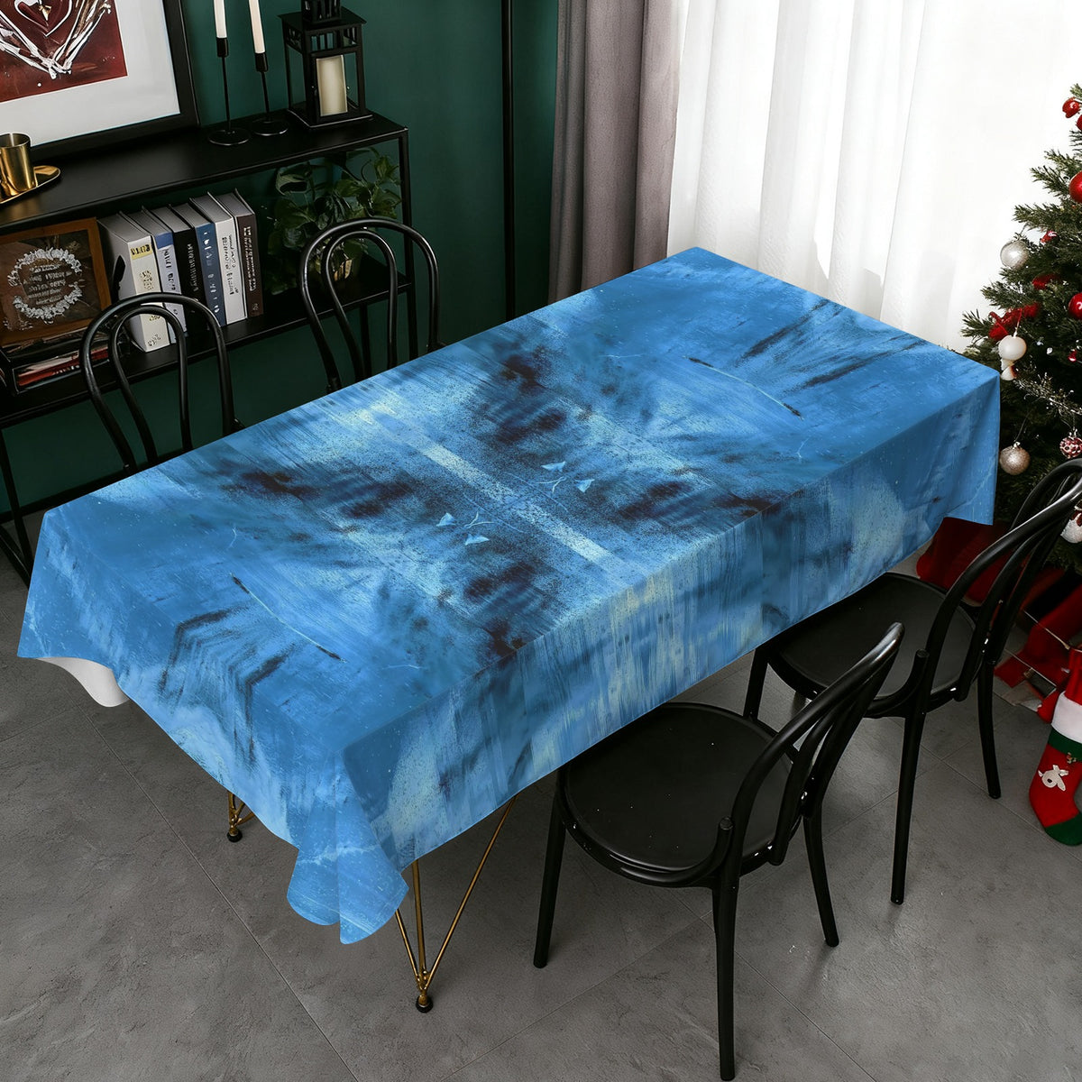 Tablecloth: Quartz, Smoky — Hiddenite, Alexander County, North Carolina, USA — Inverted Color