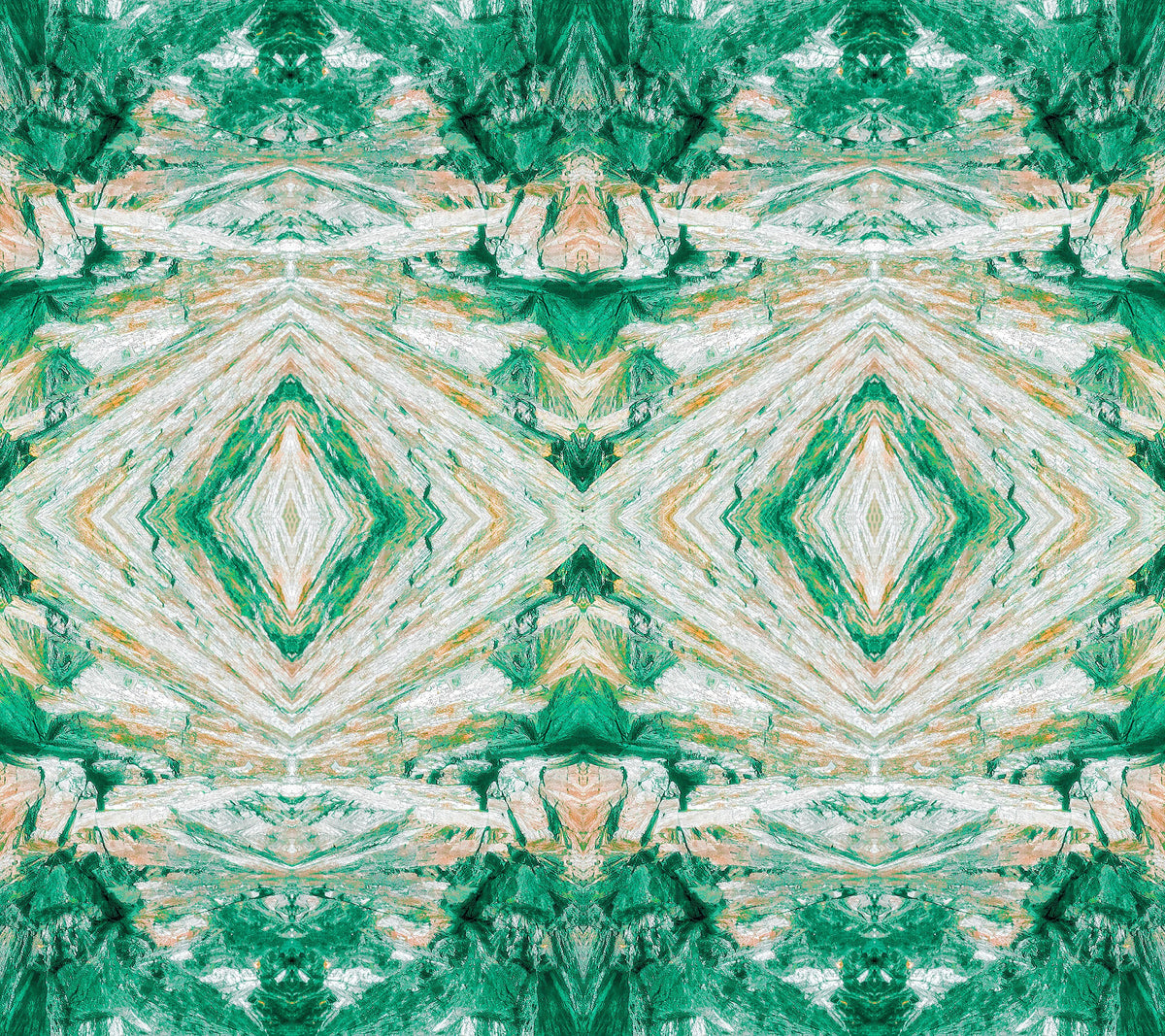 Tablecloth: Malachite — Blue Wing Mine, Granville County, North Carolina — Original Color