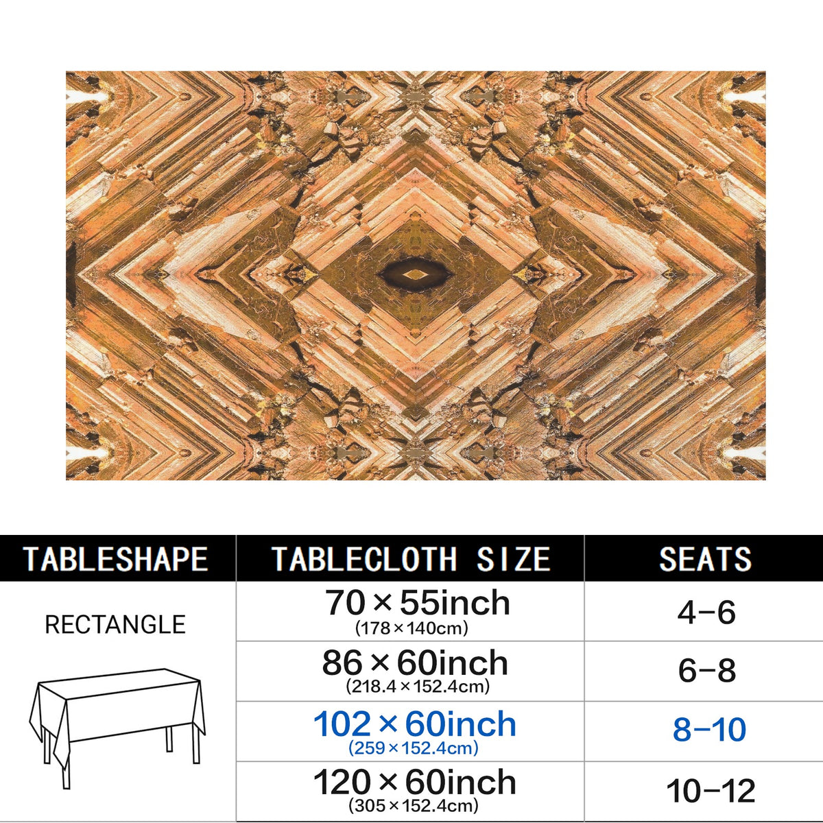 Tablecloth: Limonite — Raleigh, Wake, North Carolina — Original Color