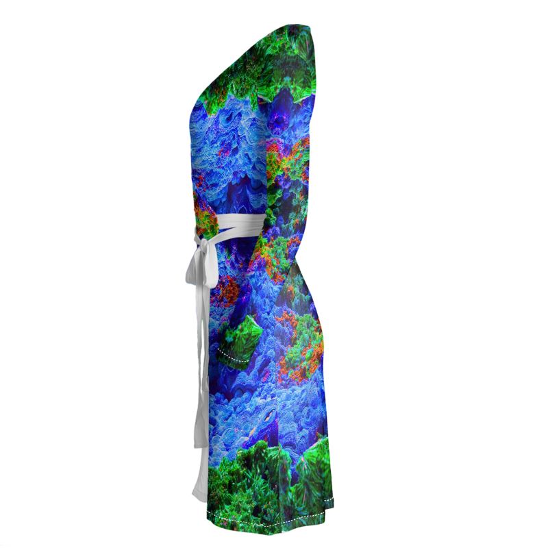 Malachite and Azurite ,  Bisbee Wrap Dress