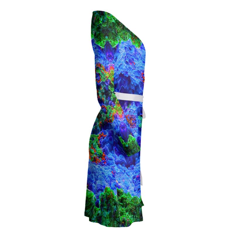 Malachite and Azurite ,  Bisbee Wrap Dress