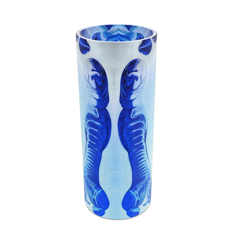 VASE:E Color (Pthalo Blue) Dispersint in Croom Acrylic House Paint