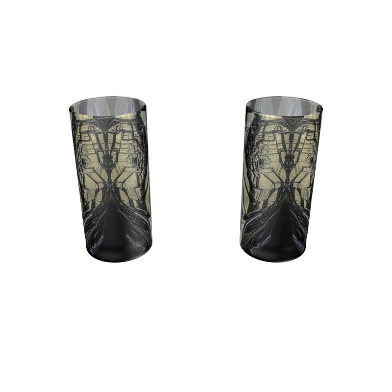 Round Shot Glass 2: Hematitie: Nadoor,  Morocco, Original