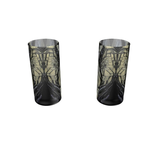 Round Shot Glass 2: Hematitie: Nadoor,  Morocco, Original