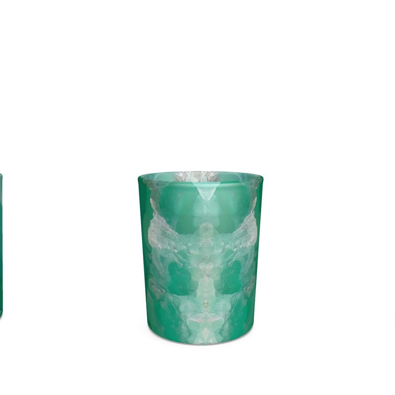 Round Shot Glass 6 Set: Smithsonite   El Refugio Mine, Sinolola Mexico