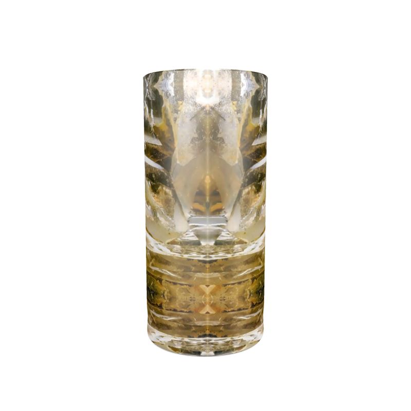 Round Shot Glass 2 Set: Quartz  Smoky , Hiddenite, North Carolina,  ,