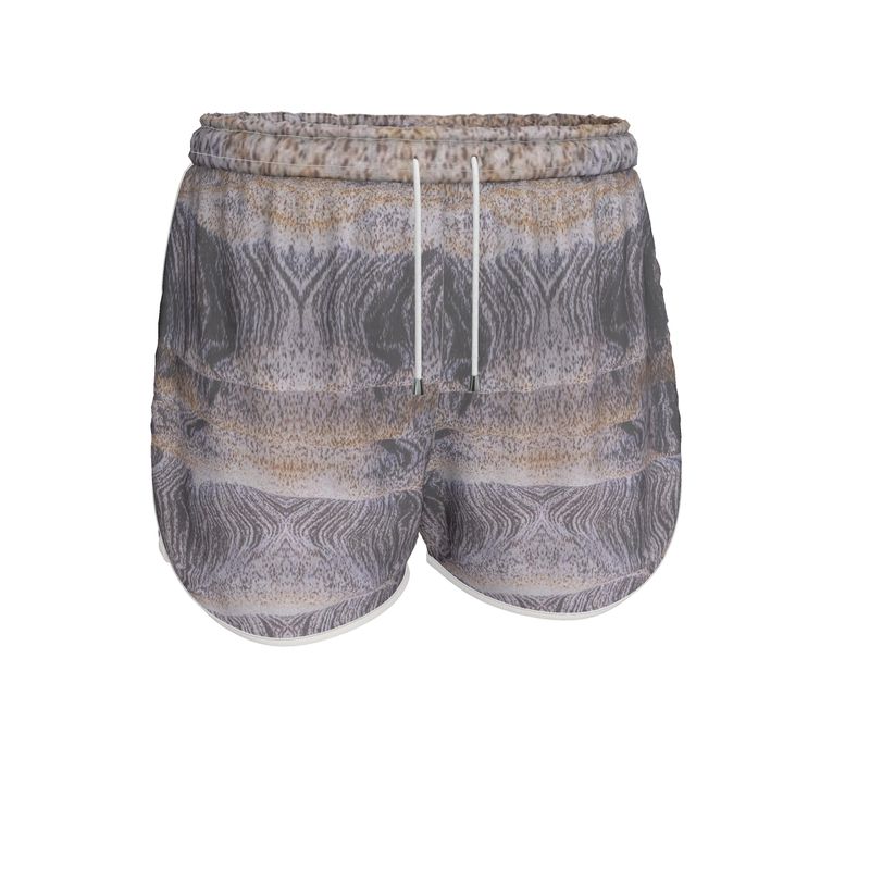 Womens Running Shorts:Quartz w Magnetite:Sand Dune, Cape Hatteras, NC