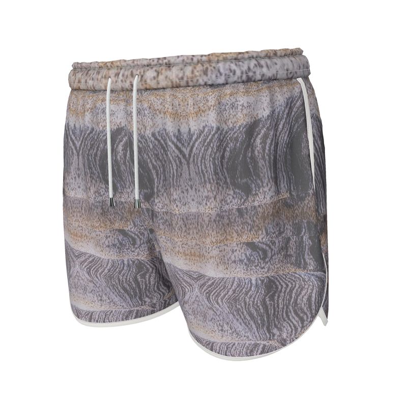 Womens Running Shorts:Quartz w Magnetite:Sand Dune, Cape Hatteras, NC