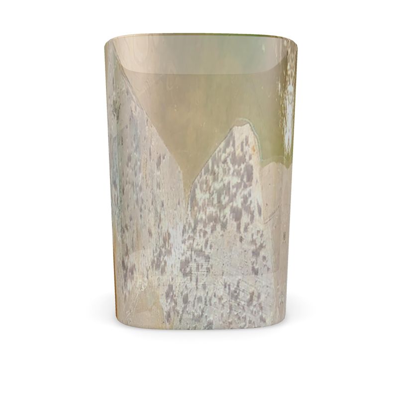 Square Shot Glass :Quartz, Lake Boone Trail, Raleigh,NC North Carolina