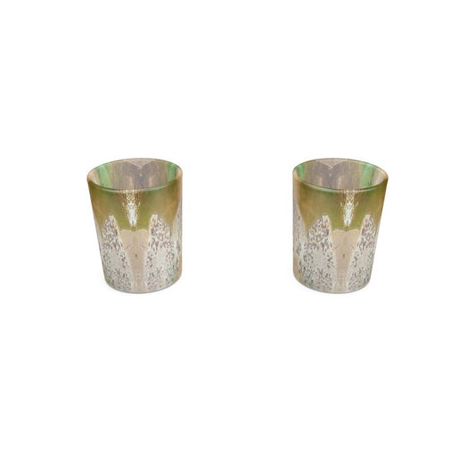 Round Shot Glass: Quartz   Lake Boone Trail, Raleigh, North Carolina,