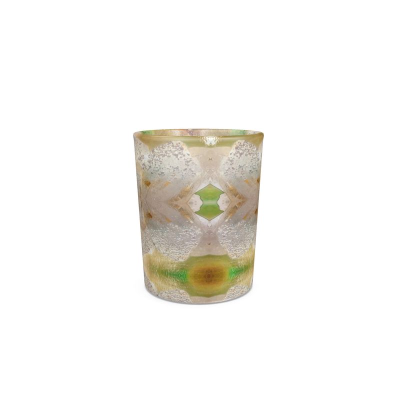 Round Shot Glass: Quartz  Porch Cured Lake Boone Trail, Raleigh, North