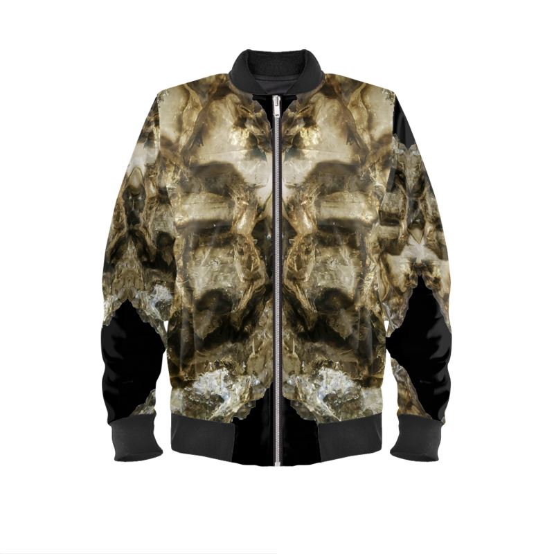 Mens Bomber Jacket : Quatz  Smoky Alligator , Alexander Cty, NC