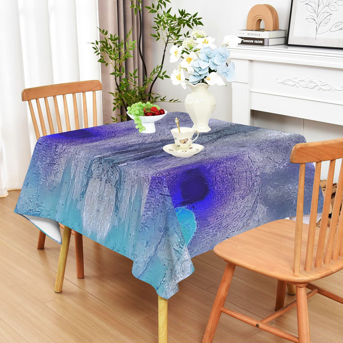 Tablecloth: Muscovite, with Garnet — Spruce Pine, Mitchell County, USA — Inverted Color