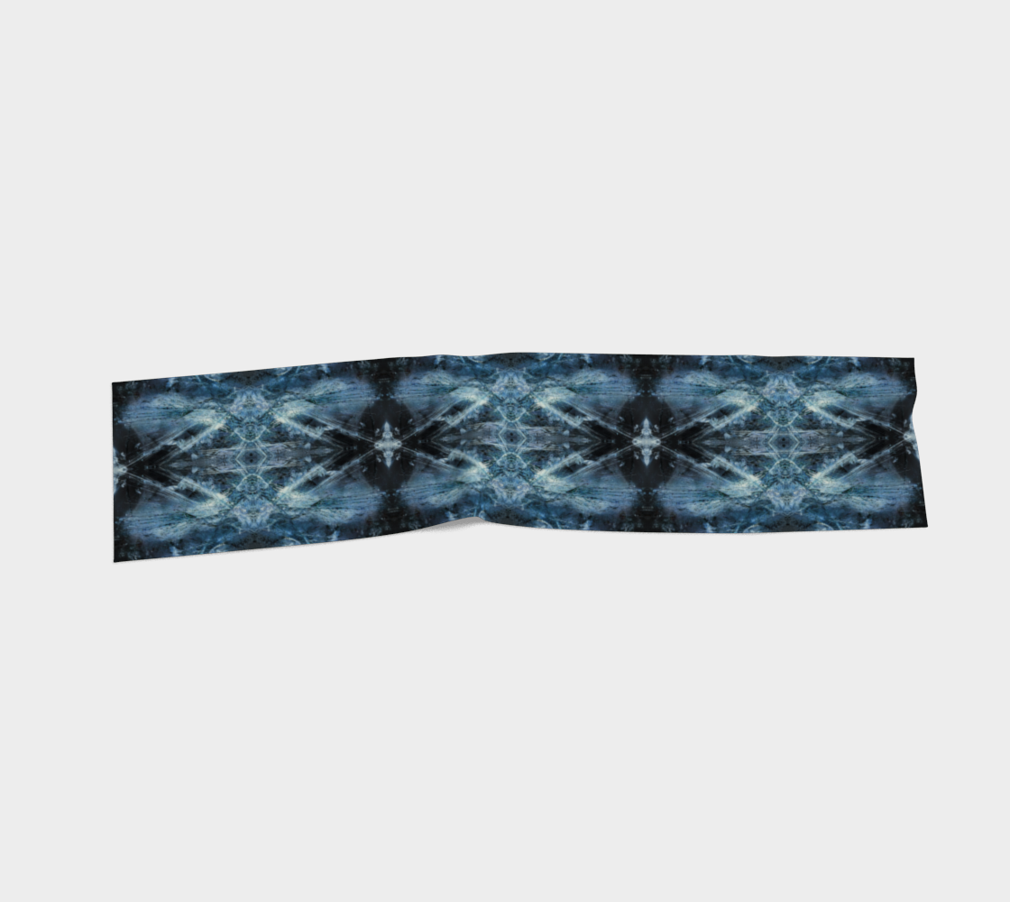 Scarf / Bandana: Quartz. Rutilated, Alexander County Circa 1905 North Carolina USA INVERTED COLOR