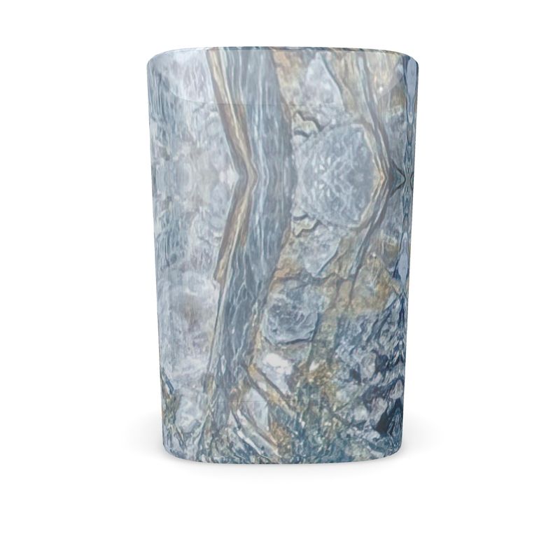 Square Shot Glass 2 Set:Kyanite, Black Mt, NC, Original Color o