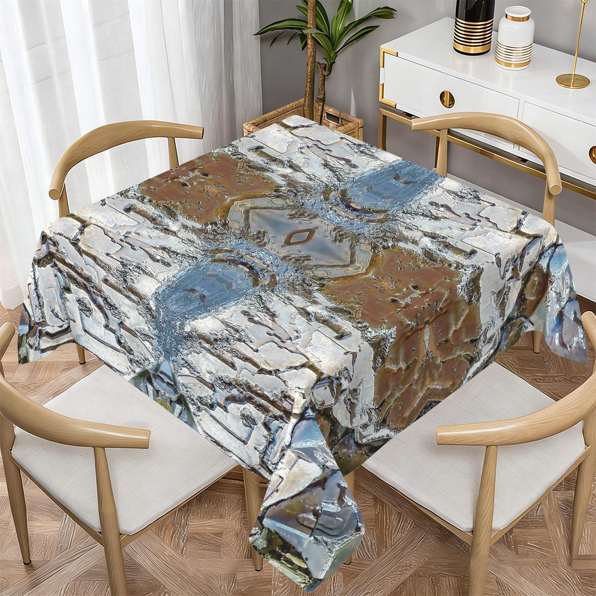 Tablecloth: Galena, w Chalcopyrite — Dal'Nagorsk, Russia