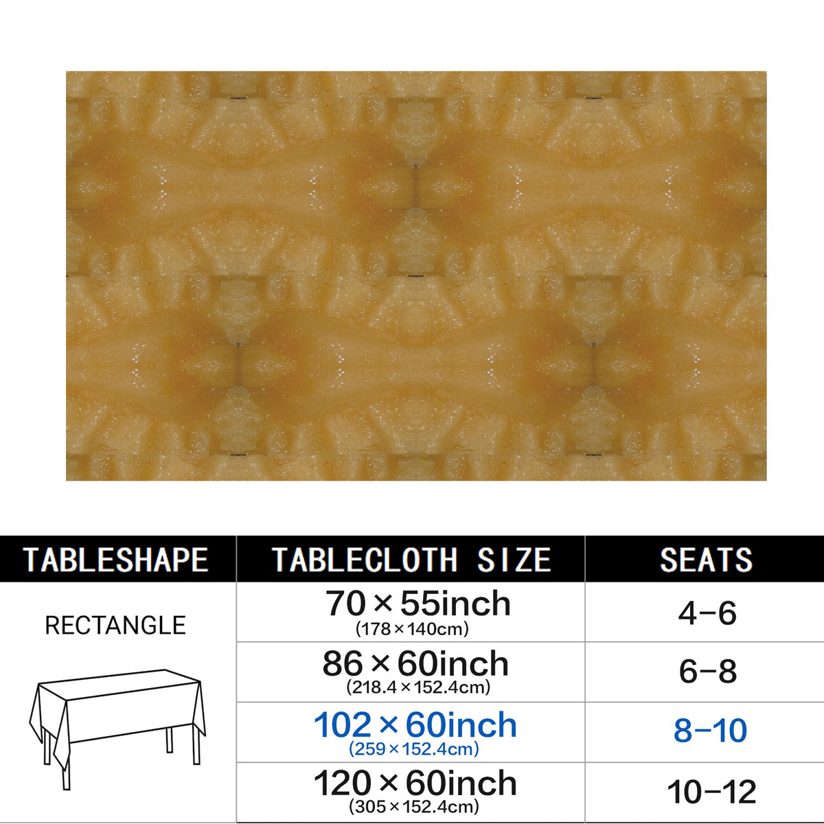 Tablecloth: Calcite — Florida, USA — Original Color