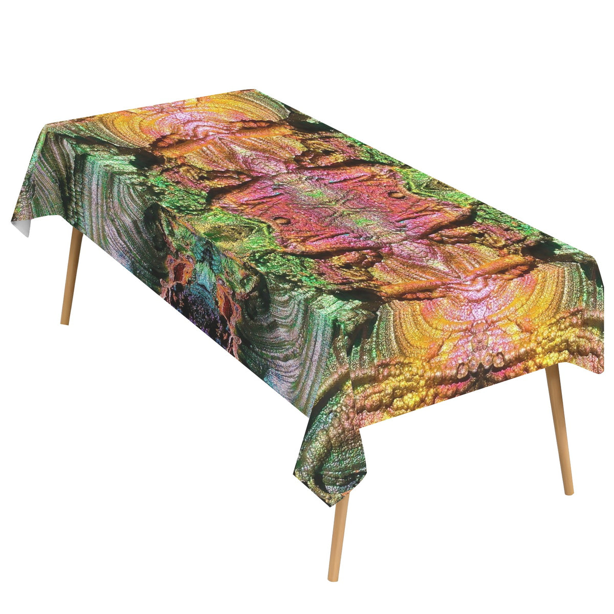 Tablecloth: Turgite, Iridescent Hematite, — Graves Mountain, Georgia, USA — EX Robert Plant — Original Color
