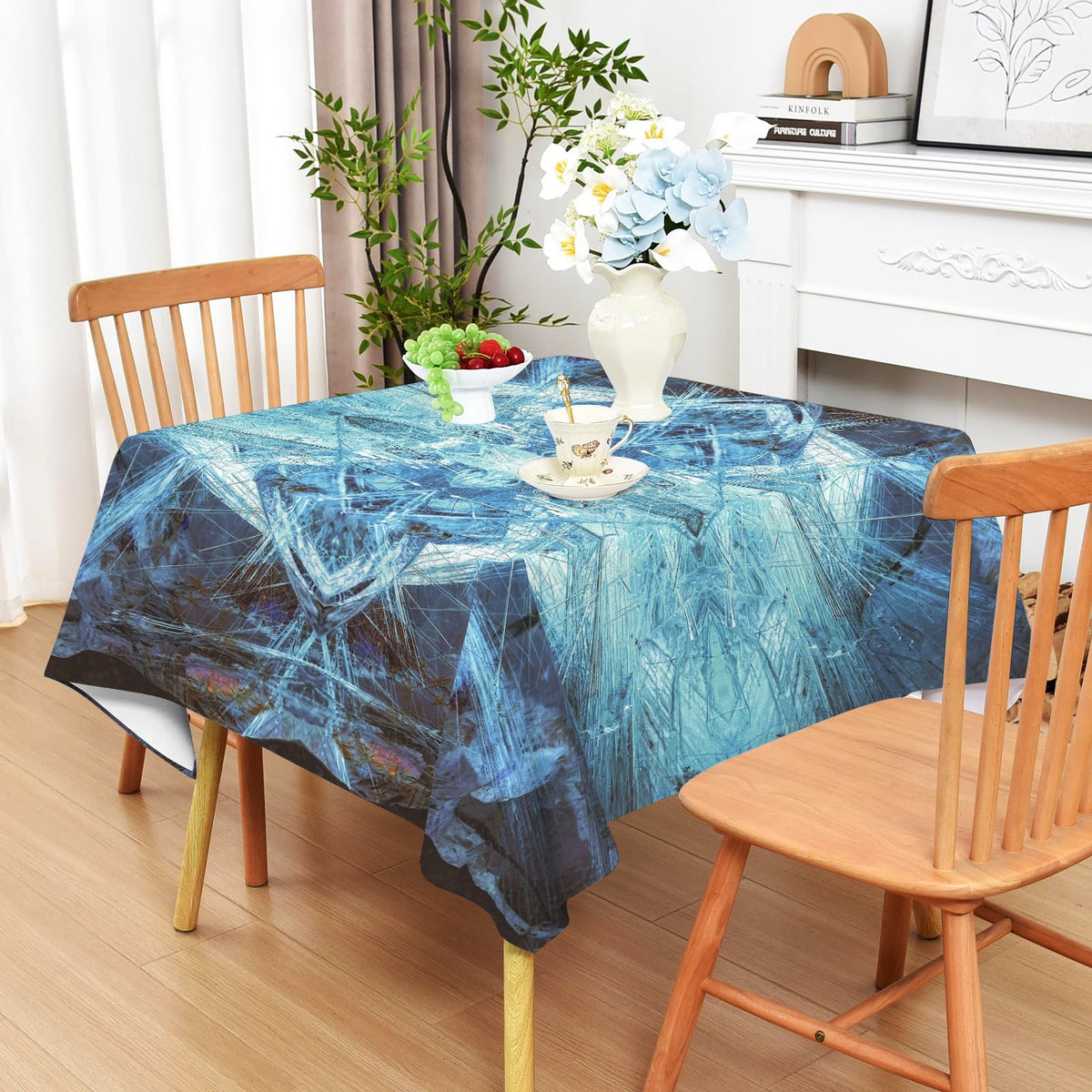 Tablecloth: Rutile, Quartz -Rutilated — Alexander County, North Carolina, USA — EX Jaffe's Minerals — Inverted Color