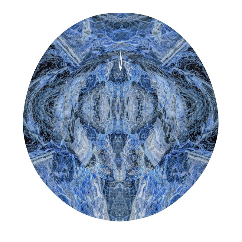 Bucket Hat: Kyanite, Fluorescent, Black Mountain, North Carolina, USA INVERTED COLOR