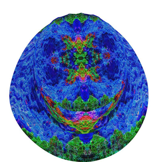 Bucket Hat: Malachite Crystals and Azurite Botryoids & Red Cuprite, version 3