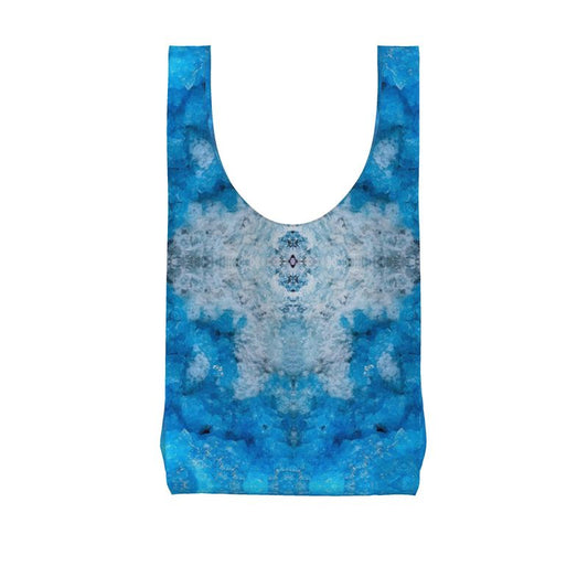 Parachute Shopping Bag:Hyalite Opal, Chalk Mine, Spruce Pine, North Carolina -Rare blue