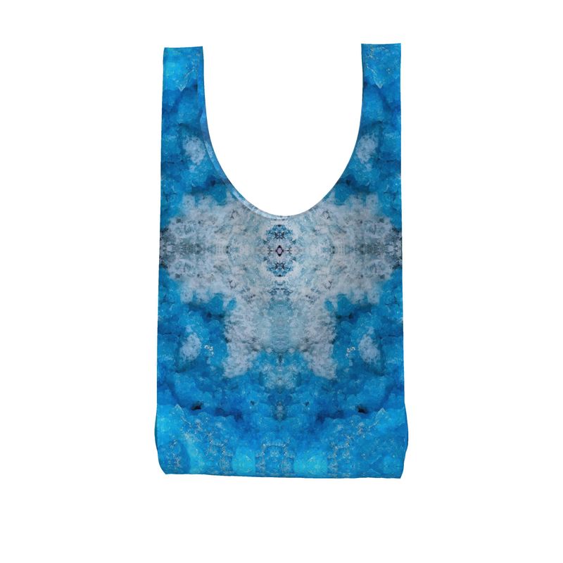 Parachute Shopping Bag:Hyalite Opal, Chalk Mine, Spruce Pine, North Carolina -Rare blue