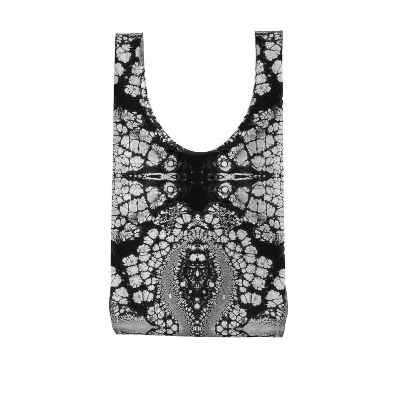 Parachute Shopping Bag: KX Titanium White) Color Dispersing in Croom Acrylic Black Paint