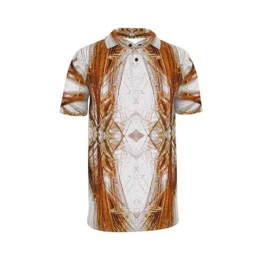 Men's Polo Shirt: Rutilated Quartz, North Carolina