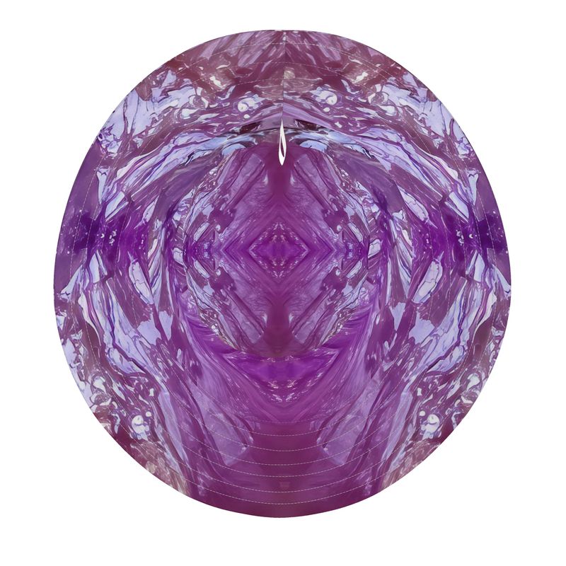 Bucket Hat: Quartz, Amethyst, Zebulon, North Carolina, USA, Original Color