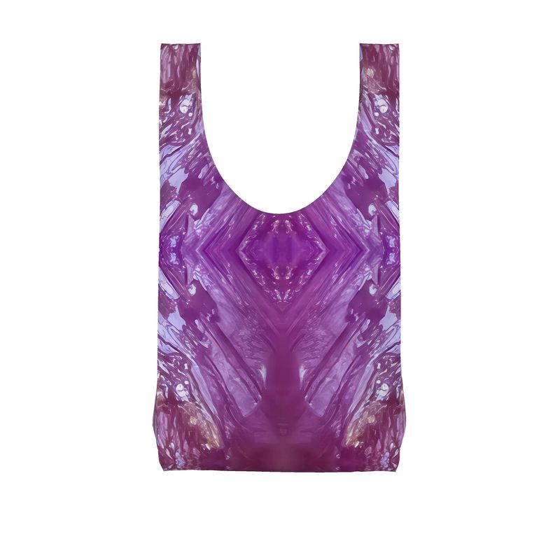 Parachute Shopping Bag: Quartz, Amethyst, Zebulon, North Carolina