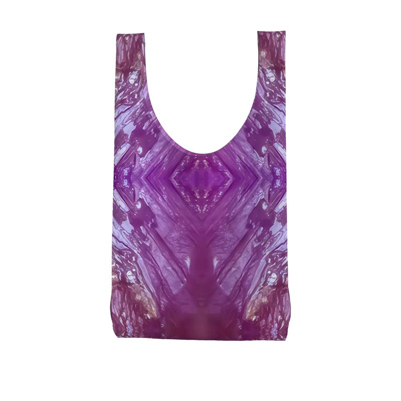 Parachute Shopping Bag: Quartz, Amethyst, Zebulon, North Carolina