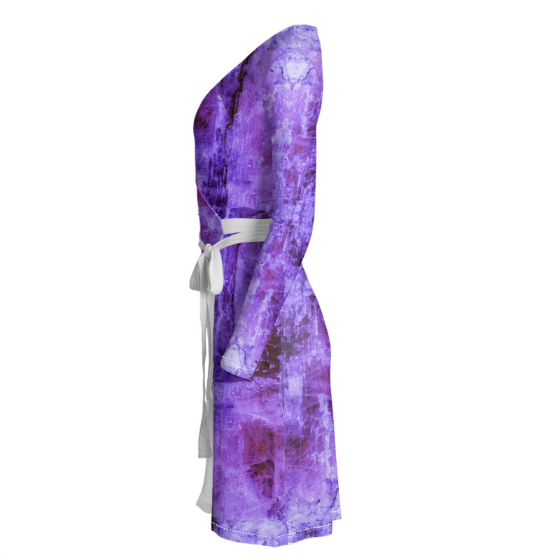 Wrap Dress, Kyanite Crystals, Black Mt., NC under UV Light