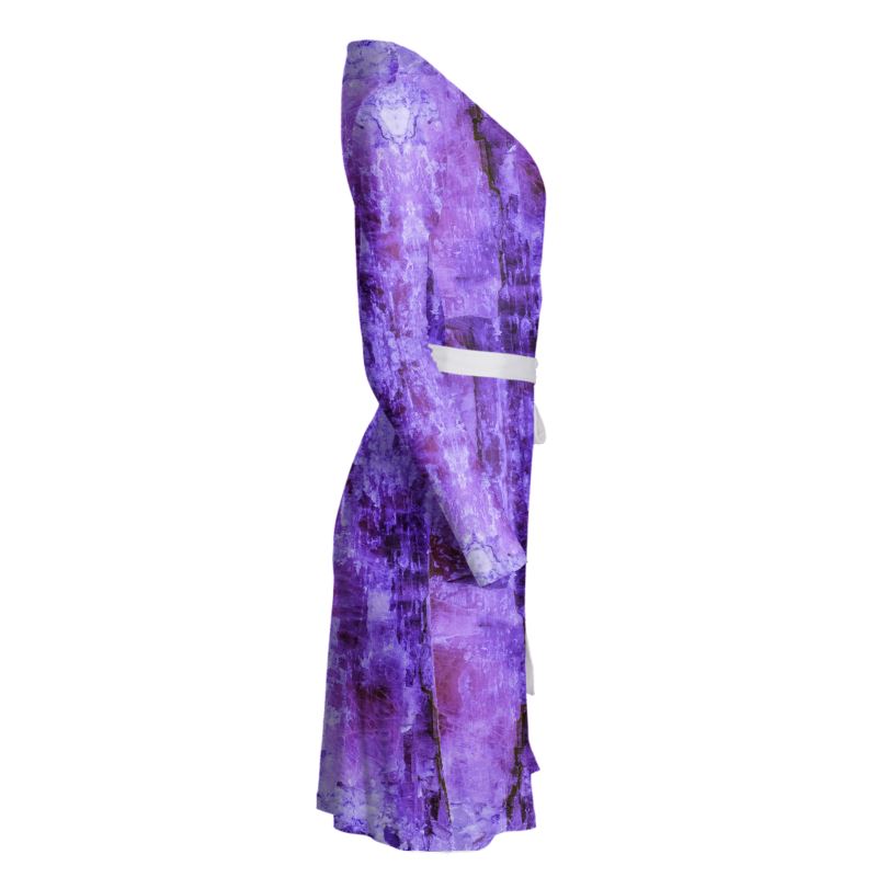 Wrap Dress, Kyanite Crystals, Black Mt., NC under UV Light