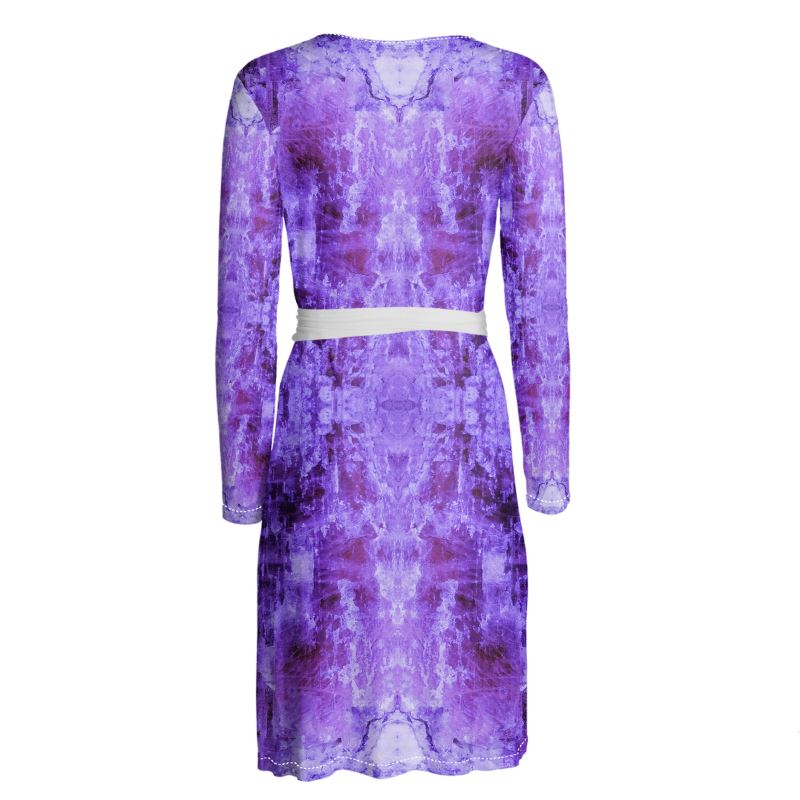 Wrap Dress, Kyanite Crystals, Black Mt., NC under UV Light
